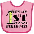 thumbnail image 3 of Inktastic It's My First Birthday Boys or Girls Baby Bib, 3 of 4