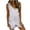 White, variant on fheaev Romper for Women Summer Casual Lace-Up Sleeveless Spaghetti Strap Round Neck Loose Fit Shorts with Pockets Army Green 2XL