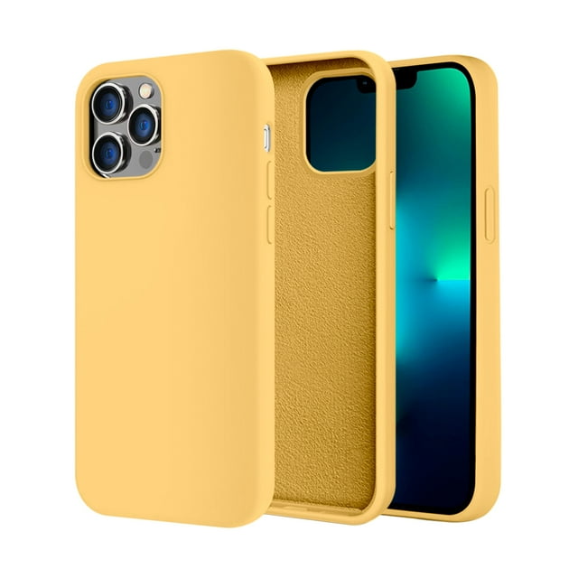 Funda de Protección para iPhone 13 Pro - Sovico - Silicón con Forro de Microfibra