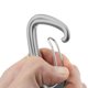 thumbnail image 3 of Corash 6 PCS Carabiner 12kn clips de carabinaje pesado para hamacas para acampar mochilero de senderismo, 3 of 6
