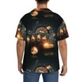 thumbnail image 5 of Disketp Men's Hawaiian Creative Casino Print Shirts Button Down Holiday Beach Shirts-4X-Large, 5 of 7