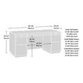 thumbnail image 3 of Sauder® Englewood Desk (2 Box), Spiced Mahogany™, 426484, 3 of 9