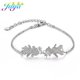 thumbnail image 2 of Juya Handicraft Women's Bracelets Supplies Mama+Boy+Girl Link Chains Bracelets For Handmade Daughter Mother's Day Gift Jewelry Gao Jinjia LED, 2 of 2