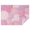 Pink Floral and, variant on Multicolor Ethnic Geometric Pattern Rectangle Tablecloth 60"x84",Waterproof Polyester Rectangle Table Cloth, Wipeable Spillproof Polyester Tablecloth for Dining, Camping, Indoor and Outdoor
