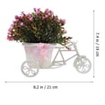 thumbnail image 2 of Bicicleta de flores artificiales en macetas Bicicletas de flores artificiales Decoración de bonsai falso decoración de bonsai, 2 of 4