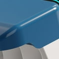 thumbnail image 3 of Taburete de inodoro en cuclillas, taburete de baño, práctico, multifuncional, portátil Azul blanco, 3 of 4