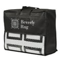 thumbnail image 6 of Beverly Rug Outdoor Area Rug, Patio Beach Picnic Rug Plastic Waterproof 5' x 8' in Black White, 6 of 7