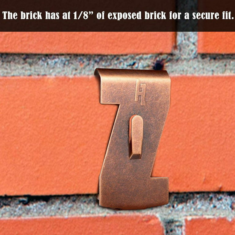 Brick Clip Fasteners  Brick clips, Brick hanger, Brick