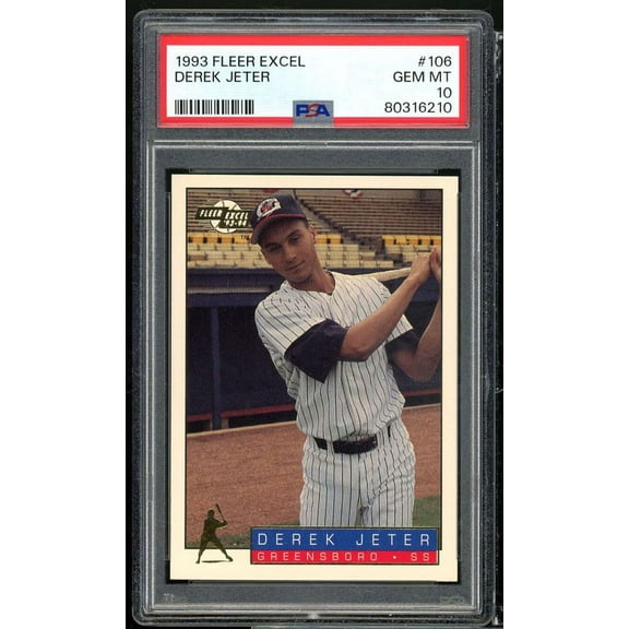 Derek Jeter Rookie Card 1993 Fleer Excel #106