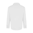 thumbnail image 5 of WTXUE Linen Shirts for Men Camisas Para Hombres, Men's Fashion Lapel Tie Dye Shirt Casual Fashion V Neck V-Neck Long Sleeve Rolled String Leisure Shirt, White, 5 of 6