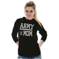 thumbnail image 3 of US Army Mom Military Star Logo Women's Long Sleeve T Shirt Brisco Brands X, 3 of 6