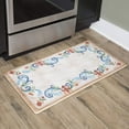 thumbnail image 2 of J&V TEXTILES Oversized 20"x39" Anti-Fatigue Embossed Floor Mat TUSCAN FLEUR CREAM, 2 of 7