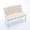Beige, variant on HUTWIFE Velvet Upholstered Dining Bench with Tufted Back and Nailhead Trim, suitable for Dining Room, Kitchen, Gray/Silver