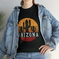 thumbnail image 2 of Arizona - Vintage Retro Cactus Gift T-Shirt, 2 of 2