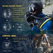 NORTH EDGE Wristwatches,Compass Altimeter Scuba Watches Altimeter Barometer Watch Men Wrist Watches Dive Watch Watches Mens Dive Computer Watch - Mens Adventures Professional Altimeter - Mens
