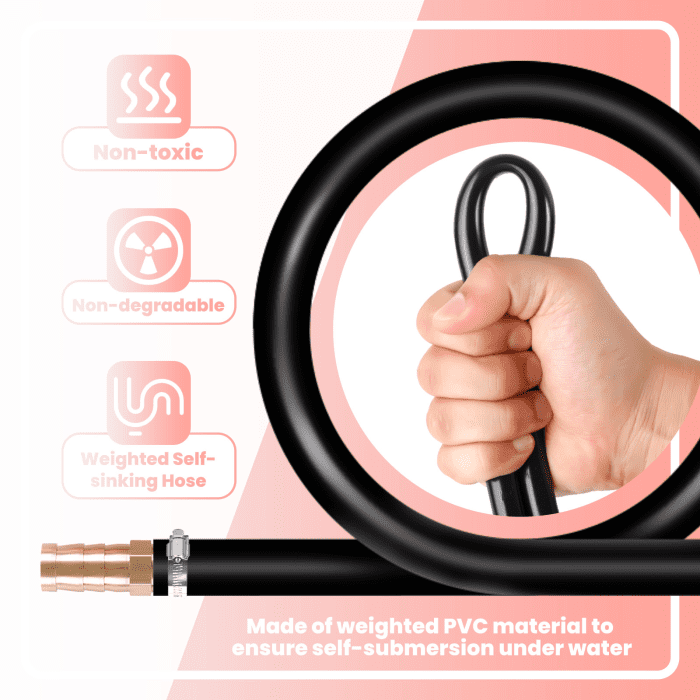 Professional-Grade Aeration Solution - 328 Foot 3/8" Weighted Hose with Complete Accessories