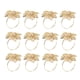 thumbnail image 2 of Billuyoard 12 unidades/juego de servilletas de flores huecas, anillo para servilletas, Clip para restaurante, fiesta familiar, cena, boda, Mostrada, 2 of 6