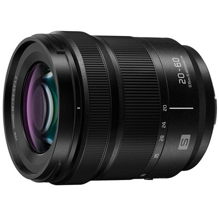 Panasonic - LUMIX S 20-60mm F3.5-5.6 Interchangeable Lens L-Mount Compatible for LUMIX S Series Cameras - Black