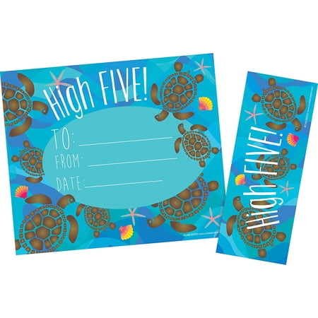 UPC: 0704068004405 | Barker Creek Recognition Awards and Bookmarks  Kai Ola High Five  30 Awards and 30 Bookmarks  Awards are 6-3/8  x 5-1/2   Bookmarks are 2-1/8  x 5-1/2  (440)