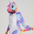 thumbnail image 2 of Conjunto de Pijama de unicornio Kigurumi para hombre y mujer, ropa de dormir con dibujos animados de franela, mono de invierno xuanjing  unisex, 2 of 2