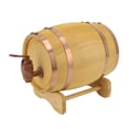 thumbnail image 2 of Brewing Barrel, 1.5L Wood Wine Barrel Exquisite Workmanship Pine  For Whiskey For Beer, 2 of 8