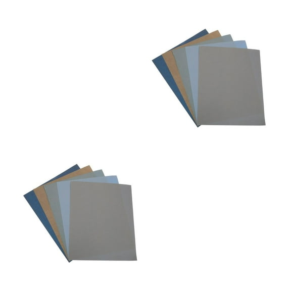 WORGEOUS 10 PCS  Abrasive Sandpaper Sheet Silicon Carbide Sandpaper 9 x 11 Inch Wet Dry Sandpaper Assorted Grit Sandpaper for Wood Metal Automotive (1000/2500/4000/5000/7000 Grit)