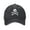Black, variant on White Skull With Crossbones Unisex Denim Baseball Cap Adjustable Vintage Trucker Hat Washed Casquette Denim Cap Hat