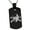 Black, variant on Stainless Steel Iconic Pirate Crossbones Skull Engraved Dog Tag Pendant Necklace