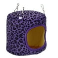 thumbnail image 1 of Hamac de Hamster Réutilisable, Hamster Suspendu, Couleur Foncée pour le Léopard Violet Écureuil, 1 of 8