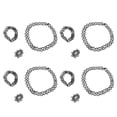 thumbnail image 1 of 4X Gargantilla del Tatuaje Boho Vintage Juego de Pulsera Anillo Collar de Estiramiento Retro Alhena, 1 of 8