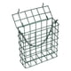 thumbnail image 3 of Comedero colgante para pájaros con forma de torta de sebo, para exteriores, con cadena de metal. Verde, 3 of 6