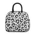 thumbnail image 2 of Womens White and Black Of Leopard Print Lunch Box for Work,Insulated Lunch Bag for Women,Loncheras Para Mujer,Leakproof Adult Lunch Bag for Work,Beach,Travel,Picnic,Camping, 2 of 7