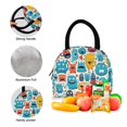 thumbnail image 3 of ALAZA Backpack Set Cute Blue and Yellow Animals Elementary School Bags Student BookBag with Lunch Bag, 3 of 6