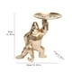 thumbnail image 4 of Servilletero de café, dispensador de pañuelos, organizador de base de madera con bandeja para servir estatuas, escultura de resina para cocina, oficin, 4 of 8