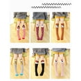 thumbnail image 7 of Biekopu Kids Girls Knee High Socks Cartoon Animal Print Elastic Tube Stockings for Toddler Baby, 7 of 7