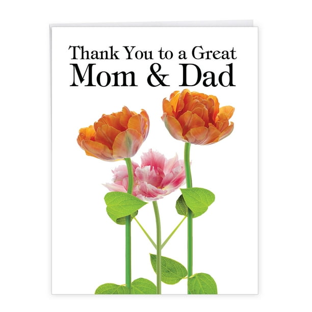 thank you card for parents