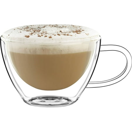 

Luigi Bormioli Thermic Double Wall Glassware: 2pc Cappuccino Set (13oz)