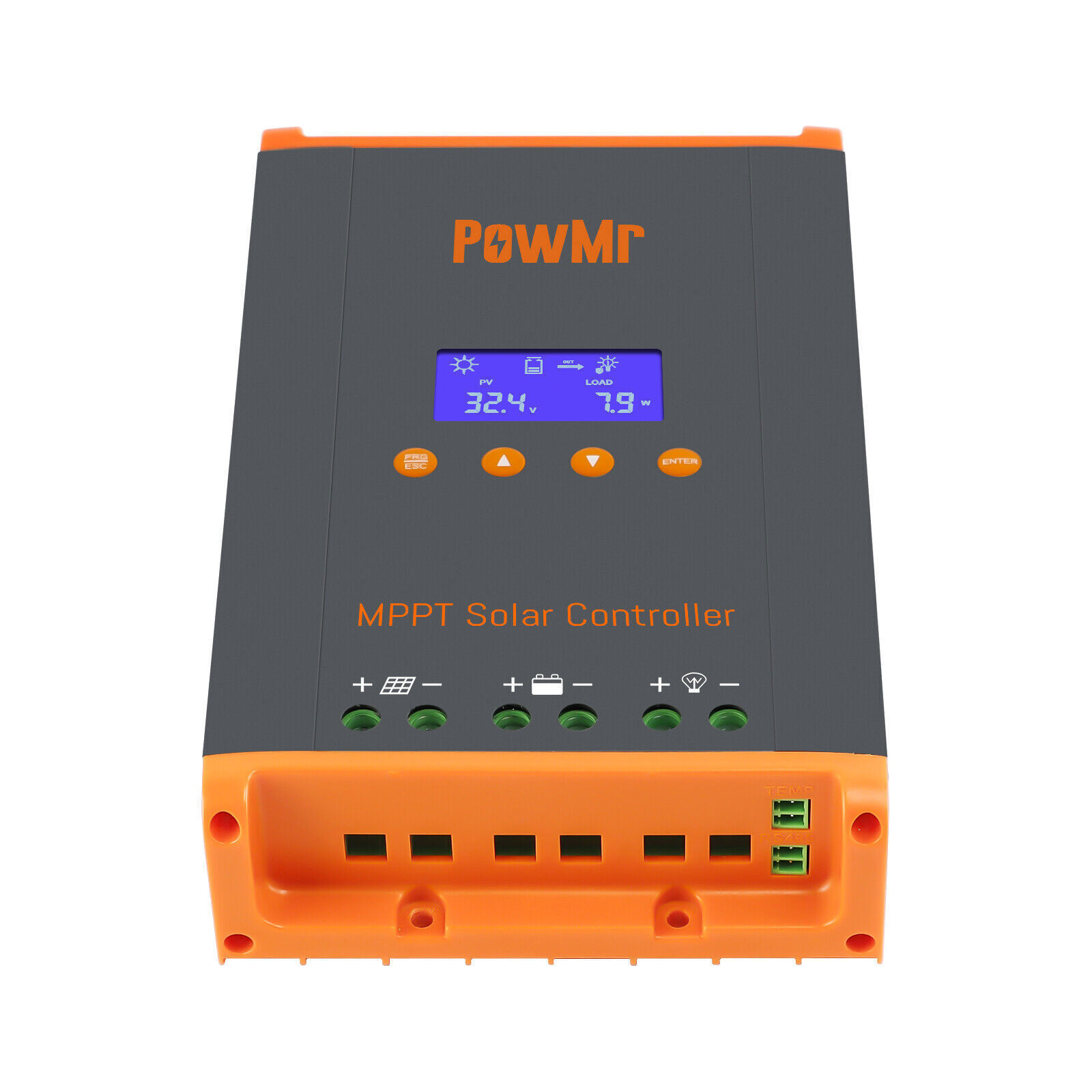 Parallel 12 PowMr 60A MPPT Solar Charge Controller 12V 24V 36V 48V  MAX PV160v