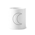 thumbnail image 1 of Moon Symbol Totem Pattern Shape Toothbrush Pen Holder Mug Cerac Stand Pencil Cup, 1 of 2