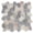 Ash Grey Quartz Mix, variant on Cruz Bay Studio XC3AG Coin Marble - MultiColor