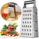 thumbnail image 1 of 4 Sided Grater Box, Square Stainless Steel Grater For Kitchen Vegetables Fruit Cheese, 1 of 4