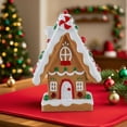 thumbnail image 5 of Cheapark Christmas Candy Snow House Figurine Festive Tabletop Decoration, 5 of 6