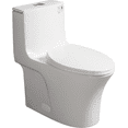 thumbnail image 2 of White One-Piece Dual Flush Toilet with Soft-Close Seat -12'' Rough-In, 2 of 7