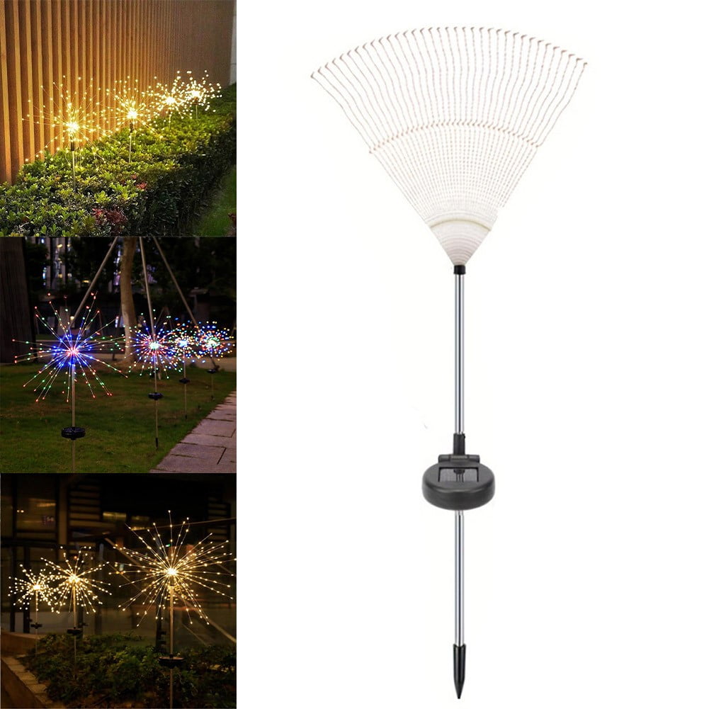 Light Modes Solar Lights Solar Fireworks Lamp Garden Decor