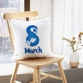 thumbnail image 5 of LALILO Throw Pillow Covers Happy Mother Day Floral Greeting Card Cushion Cover 18" x 18", 3185 Pack, 5 of 6