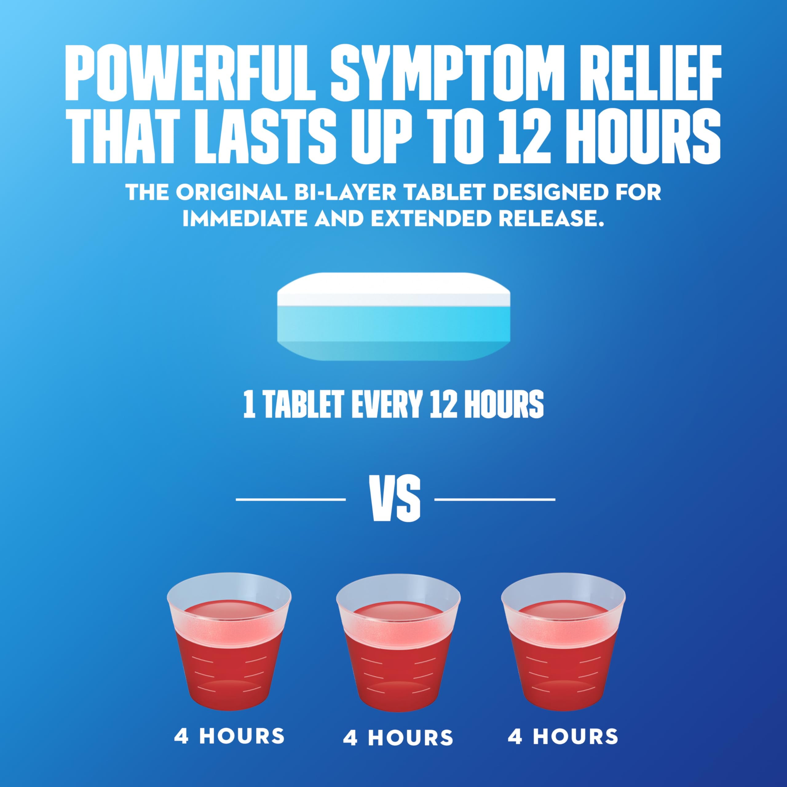 Chest Congestion, Mucinex 12 Hour Extended Release Tablets, 40ct, 600 mg Guaifenesin Relieves Chest Congestion Caused by Excess Mucus, #1 Doctor Recommended OTC expectorant