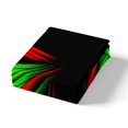 thumbnail image 4 of Erosebridal Gradient Comforter Cover Queen, Green Red Abstract Ombre Bedding Queen Size, Geometric Striped Decor, Reversible（No Comforter）, 4 of 6