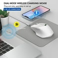 thumbnail image 4 of Noiseless Dual Mode Wireless Mouse Bluetooth 2.4G, Silent Click, DPI Adjustable, 500mA Battery, Display for PC Laptop Mac, 4 of 9
