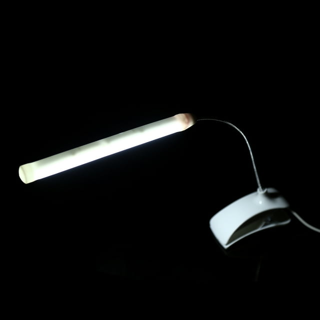 Lampe à Pince pour Lecture, Lampe de Bureau à DEL Douce pour les Yeux, Pince Lumineuse, Lampes à Pince, Lampes de Lecture avec Port USB (??)