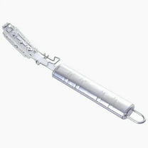 Gallickan Hog Dehairing Tool, Stainless Steel Scraper for Removing Pig Hair Surface, Metal Blade Implement for Meat Processing Kitchen Efficiency, Silvery